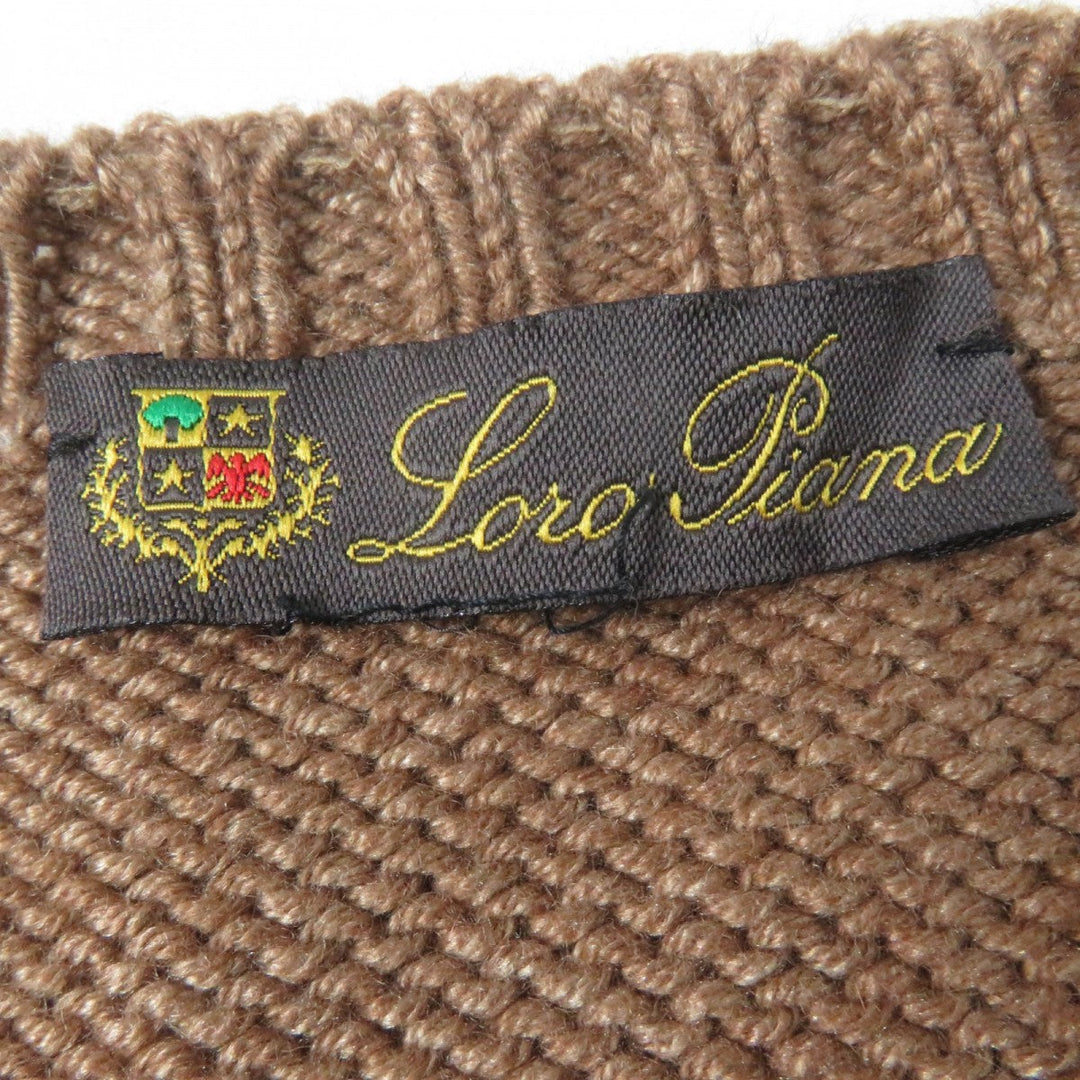 Loro Piana knit Main: 50% cashmere, Main: 50% silk Brown Women 42 Used Authentic