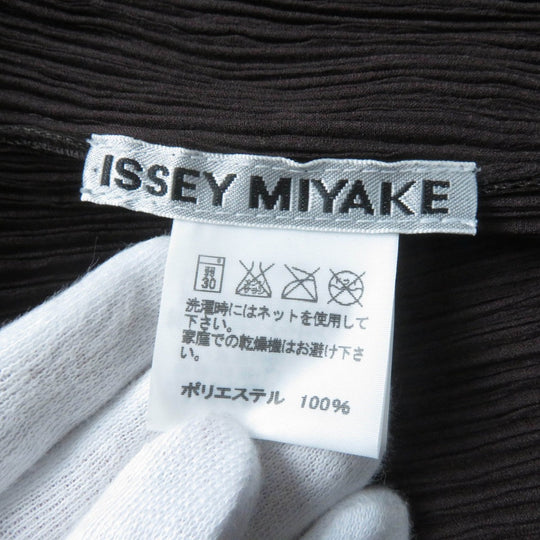 ISSEY MIYAKE ensemble IM33FD4272 IM33FH462 Main: 100% polyester Dark brown Women 2 Used Authentic
