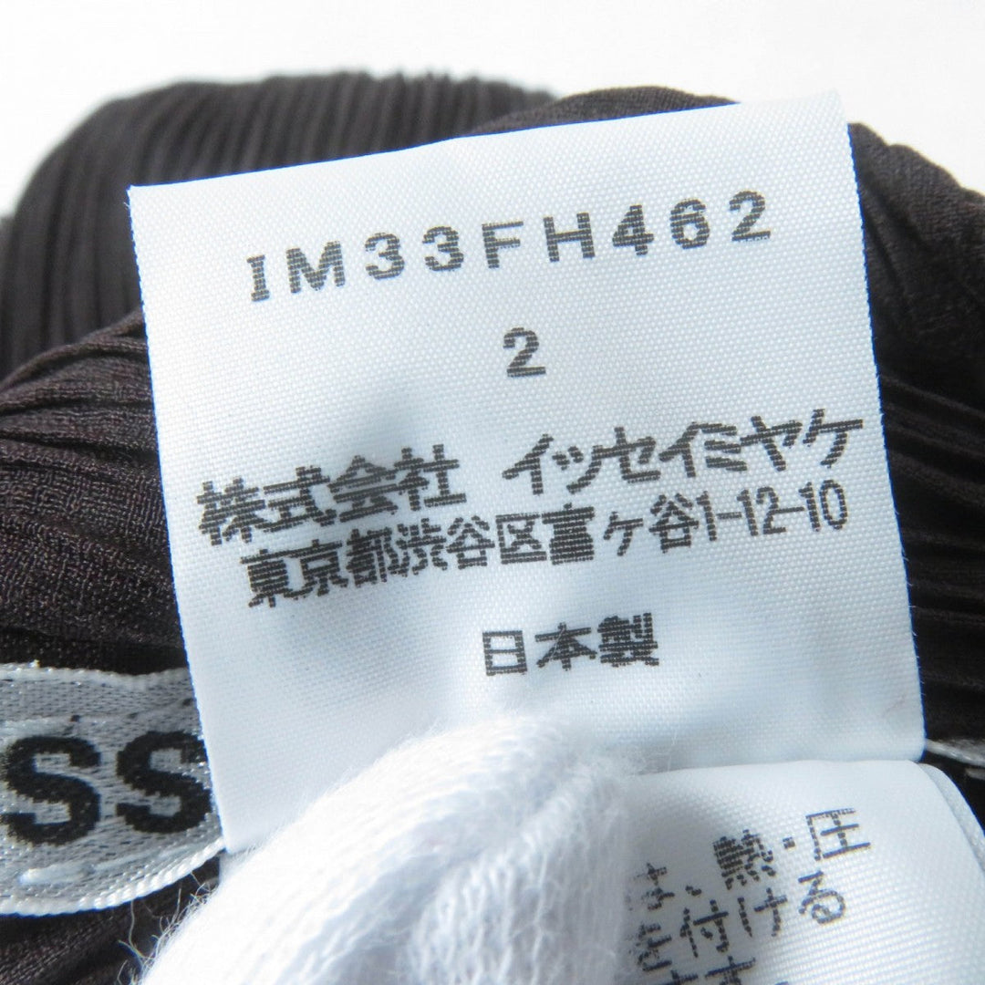 ISSEY MIYAKE ensemble IM33FD4272 IM33FH462 Main: 100% polyester Dark brown Women 2 Used Authentic