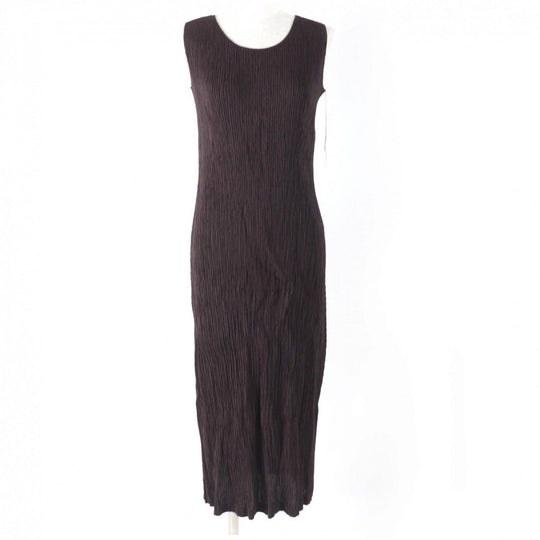 ISSEY MIYAKE ensemble IM33FD4272 IM33FH462 Main: 100% polyester Dark brown Women 2 Used Authentic