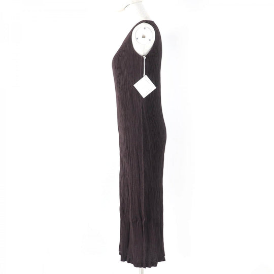 ISSEY MIYAKE ensemble IM33FD4272 IM33FH462 Main: 100% polyester Dark brown Women 2 Used Authentic