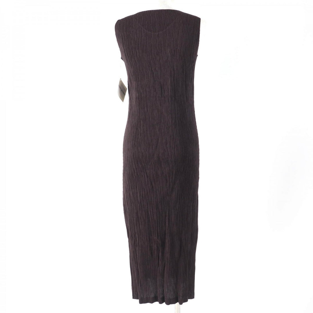 ISSEY MIYAKE ensemble IM33FD4272 IM33FH462 Main: 100% polyester Dark brown Women 2 Used Authentic