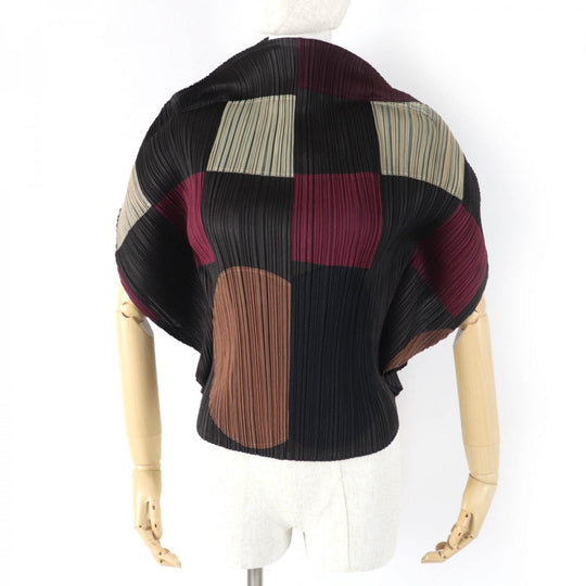 PLEATS PLEASE Cut PP43-JK836 polyester Brown type 3