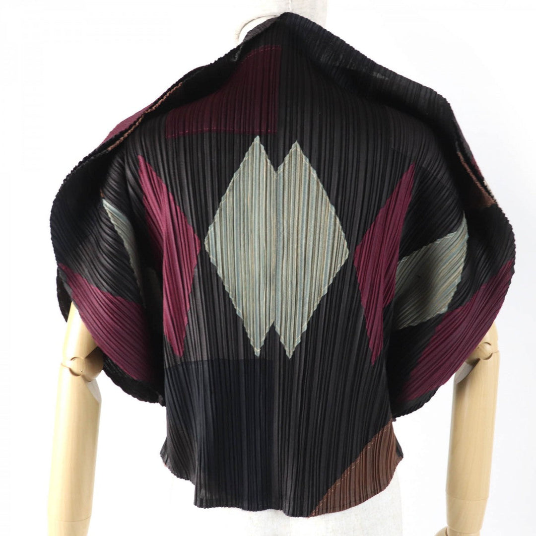 PLEATS PLEASE Cut PP43-JK836 polyester Brown type 3