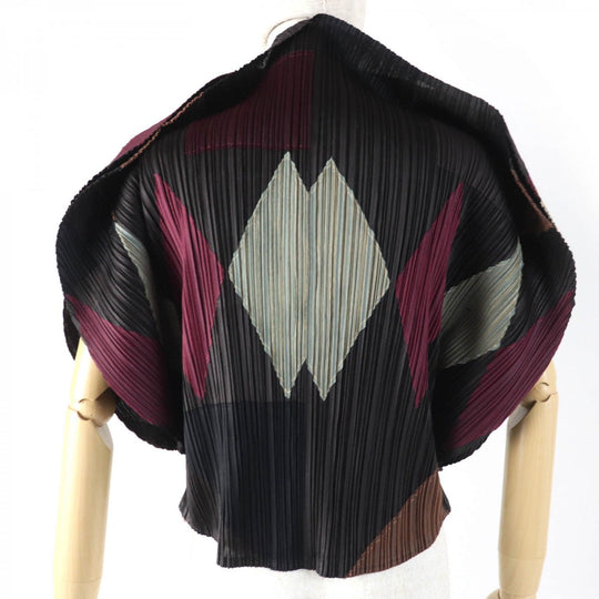 PLEATS PLEASE Cut PP43-JK836 polyester Brown type 3