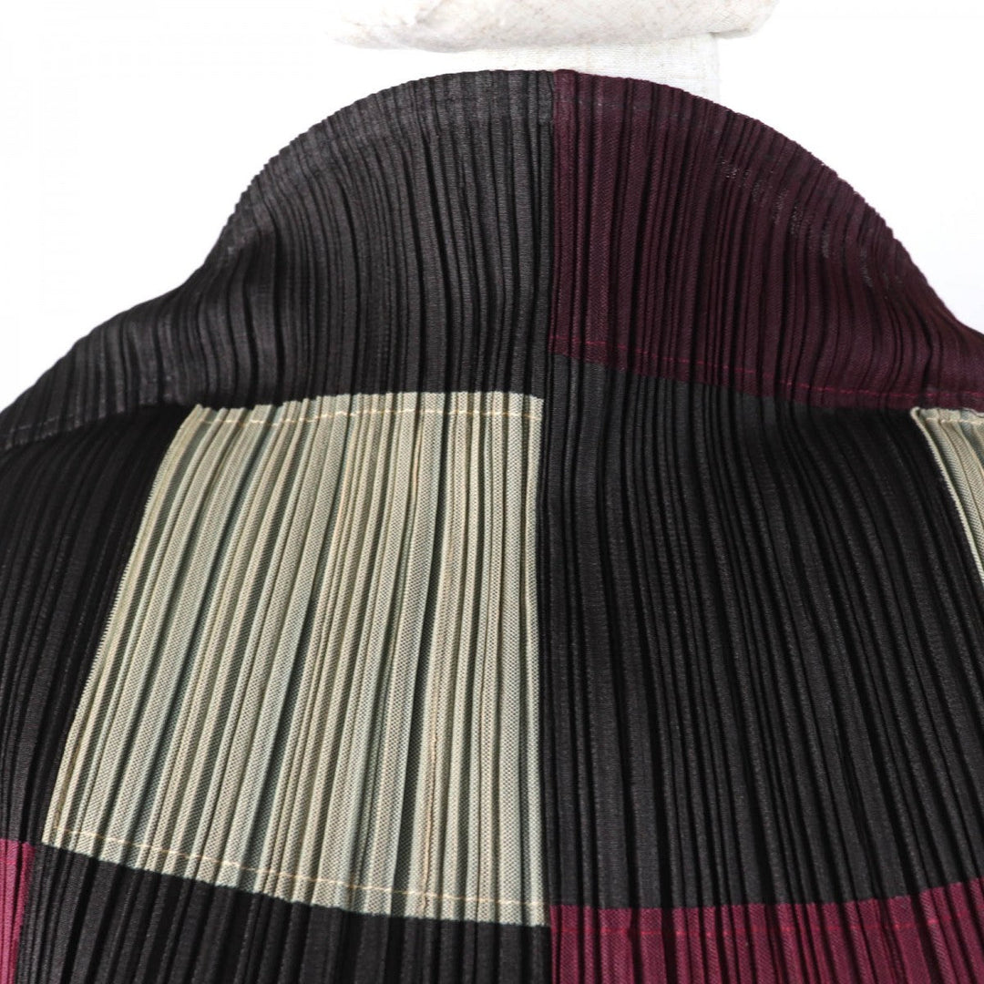 PLEATS PLEASE Cut PP43-JK836 polyester Brown type 3