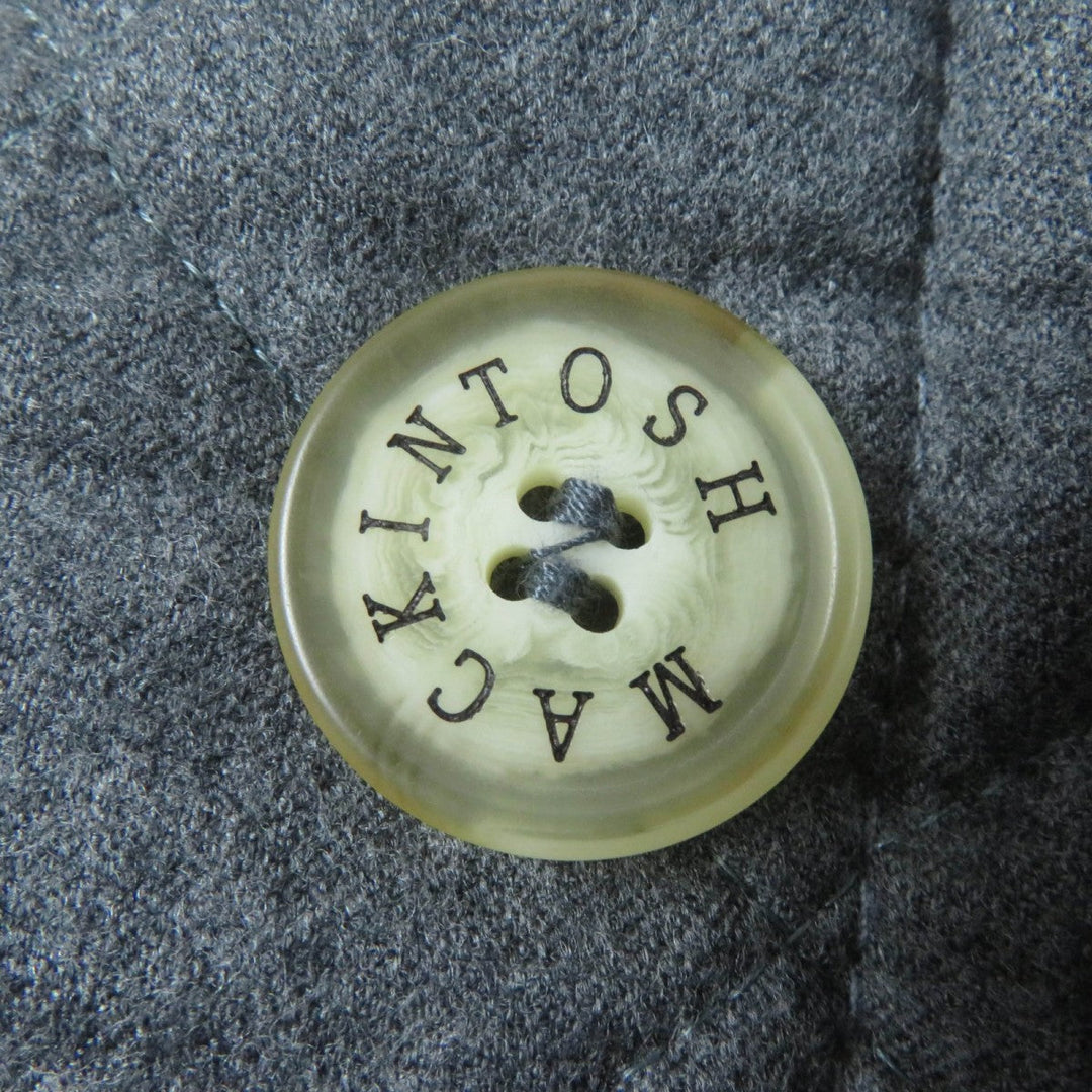 Mackintosh coat Main: 100% wool, Lining: 100% polyester, Filling: 100% polyester gray grunge Women 36 Used Authentic