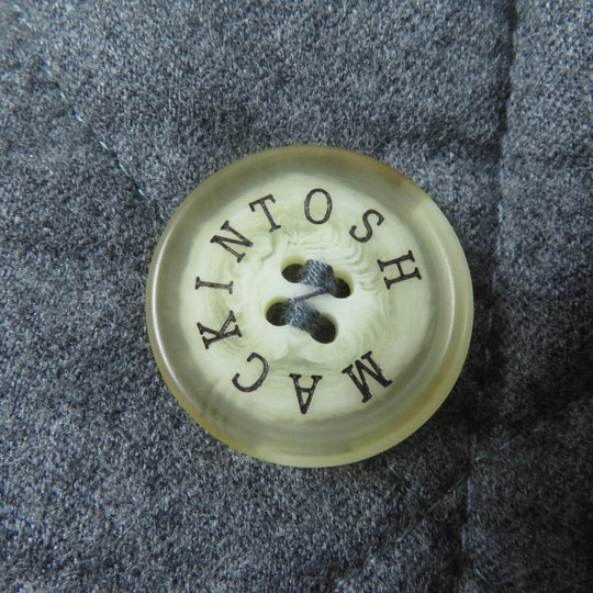 Mackintosh coat Main: 100% wool, Lining: 100% polyester, Filling: 100% polyester gray grunge Women 36 Used Authentic
