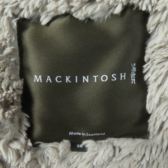 Mackintosh coat Main: 100% wool, Lining: 100% polyester, Filling: 100% polyester gray grunge Women 36 Used Authentic