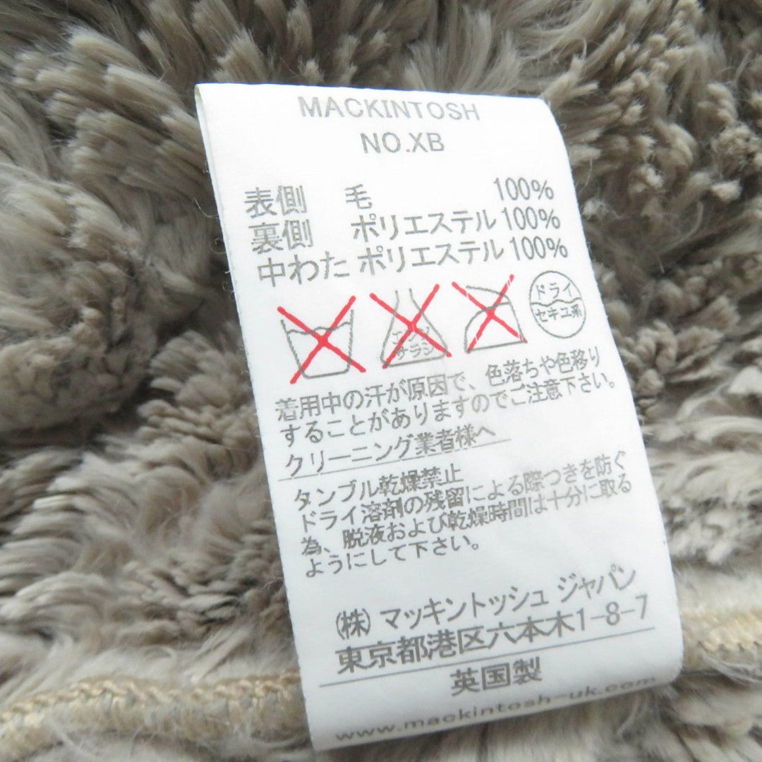 Mackintosh coat Main: 100% wool, Lining: 100% polyester, Filling: 100% polyester gray grunge Women 36 Used Authentic