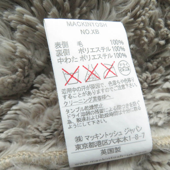Mackintosh coat Main: 100% wool, Lining: 100% polyester, Filling: 100% polyester gray grunge Women 36 Used Authentic