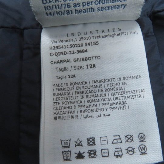 MONCLER down coat Nylon Navy CHARPAL 12anni152cm