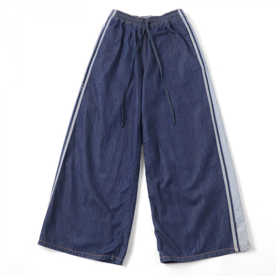 Christian Dior Wide pants 222P36A3517 Main: 100% cotton Indigo Women 36 Used Authentic