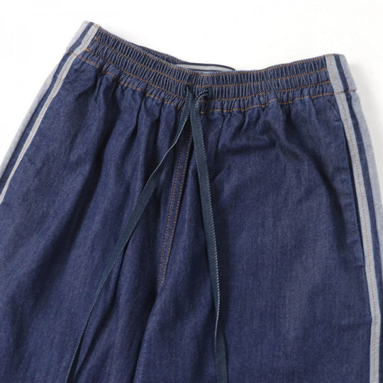 Christian Dior Wide pants 222P36A3517 Main: 100% cotton Indigo Women 36 Used Authentic