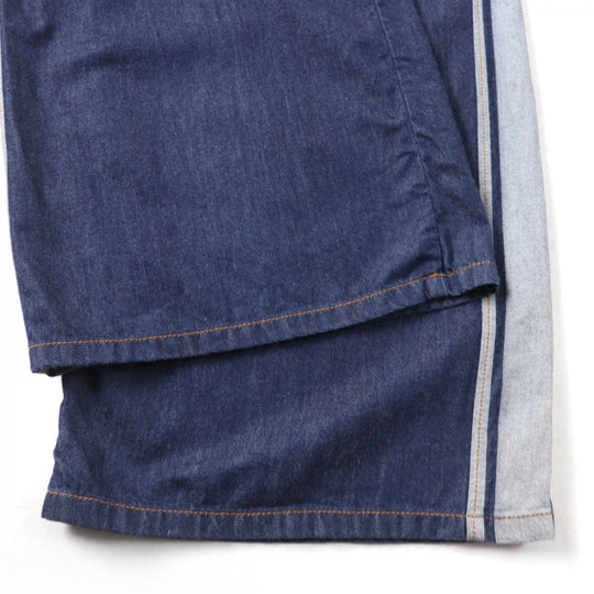 Christian Dior Wide pants 222P36A3517 Main: 100% cotton Indigo Women 36 Used Authentic