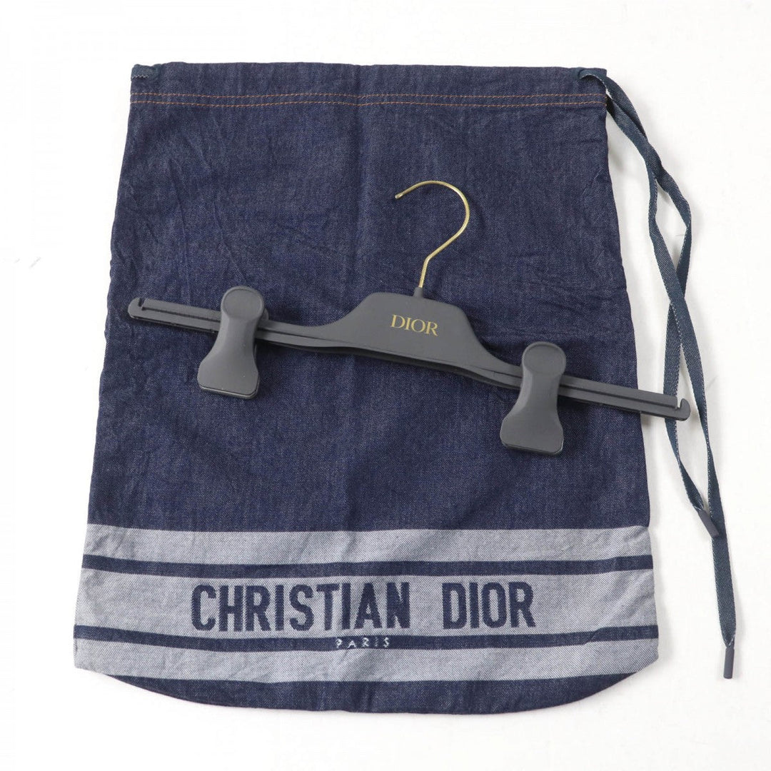 Christian Dior Wide pants 222P36A3517 Main: 100% cotton Indigo Women 36 Used Authentic