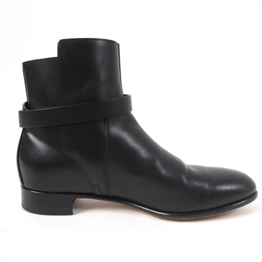 HERMES short boots Main: Leather black Neo Women 36.5 Used Authentic