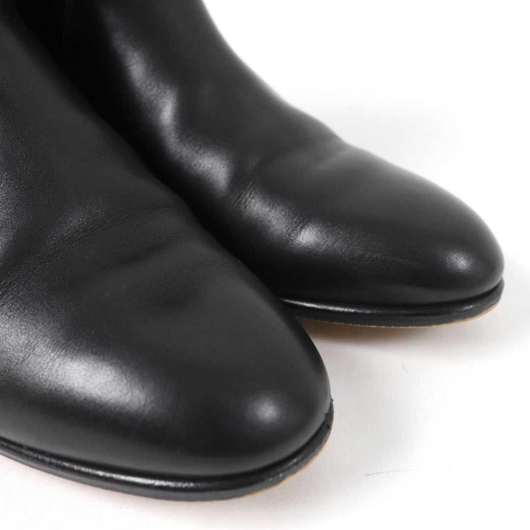HERMES short boots Main: Leather black Neo Women 36.5 Used Authentic