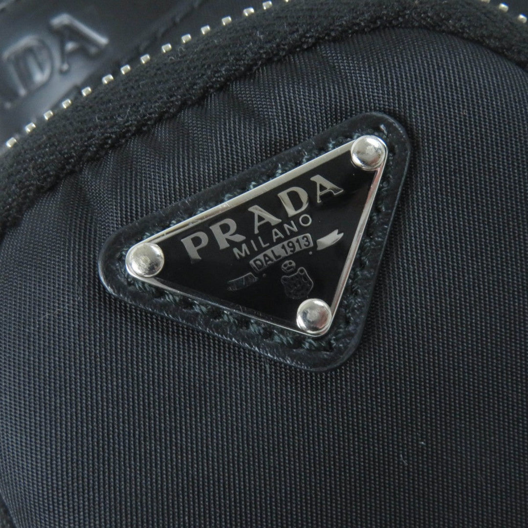 PRADA short boots 1T255M Main: Leather black monolith Women 35.5 Used Authentic