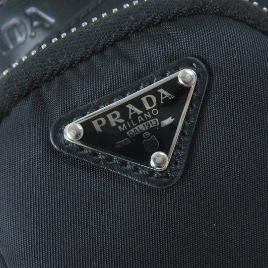 PRADA short boots 1T255M Main: Leather black monolith Women 35.5 Used Authentic