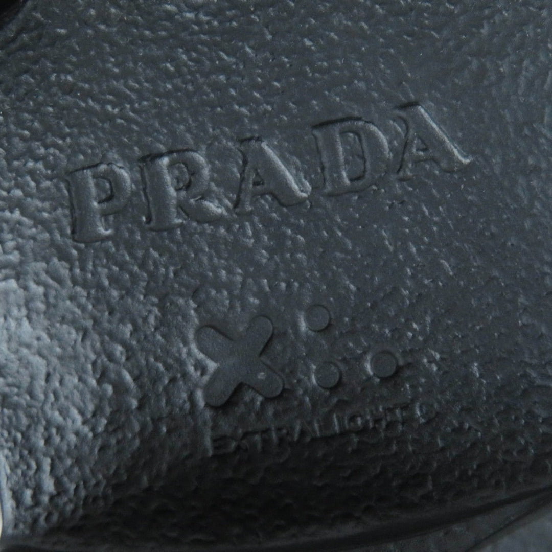 PRADA short boots 1T255M Main: Leather black monolith Women 35.5 Used Authentic