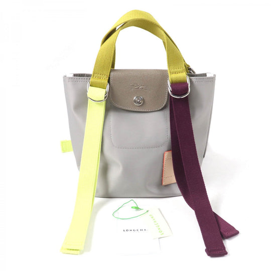 Longchamp Handbag Nylon Gray type Le Pliage Replay