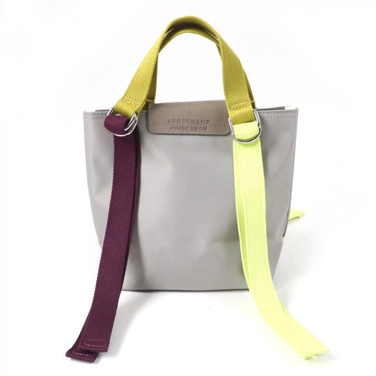 Longchamp Handbag Nylon Gray type Le Pliage Replay