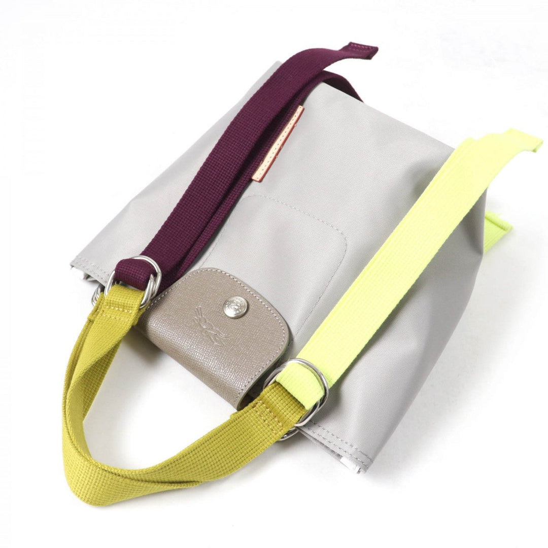 Longchamp Handbag Nylon Gray type Le Pliage Replay