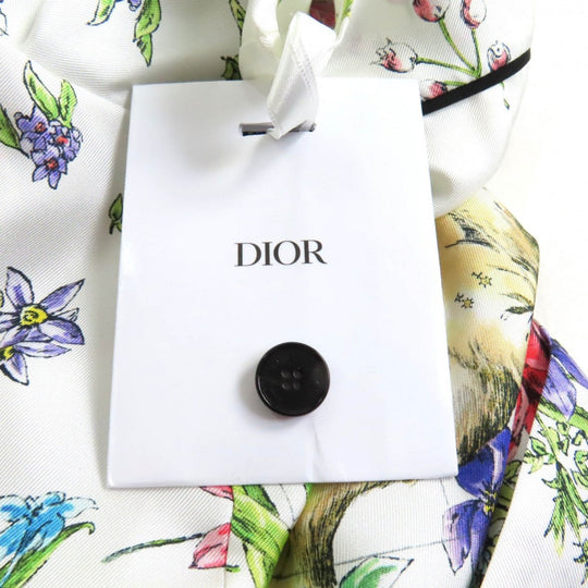Christian Dior Short sleeve shirt Main: 100% silk Multi Women 38 Used Authentic