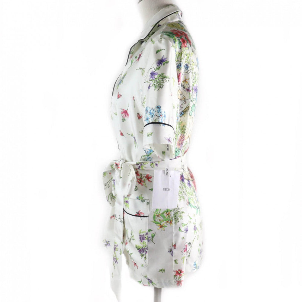 Christian Dior Short sleeve shirt Main: 100% silk Multi Women 38 Used Authentic