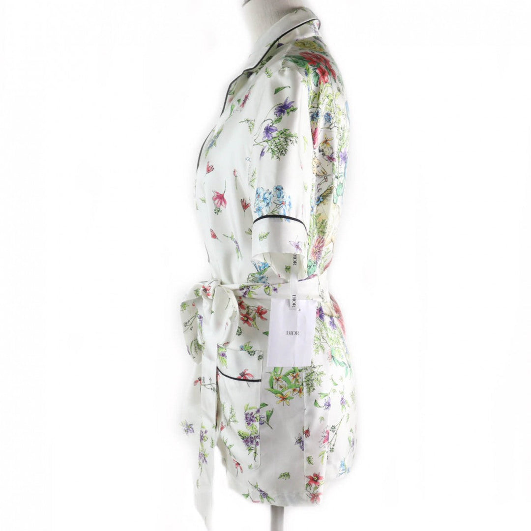 Christian Dior Short sleeve shirt Main: 100% silk Multi Women 38 Used Authentic