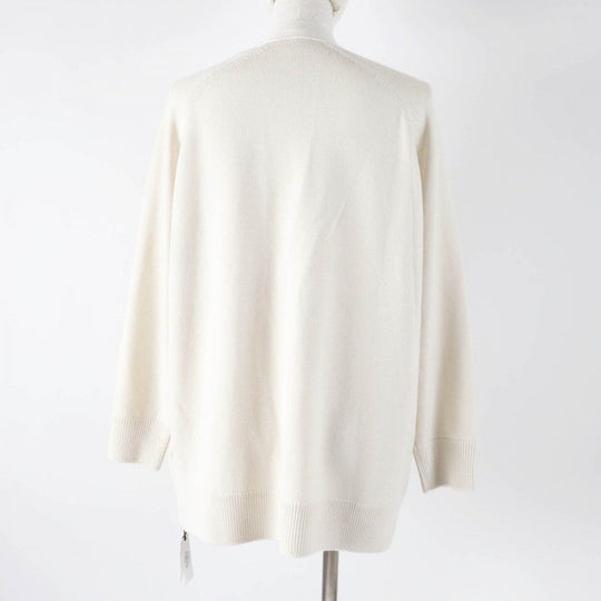 HERMES cardigan 2H2704DN Main: 100% wool, part: 57% wool, part: 43% silk cream Women 40 Used Authentic