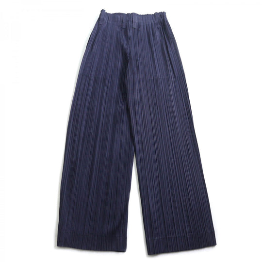 PLEATS PLEASE Wide pants PP93-JF415 polyester Navy 4