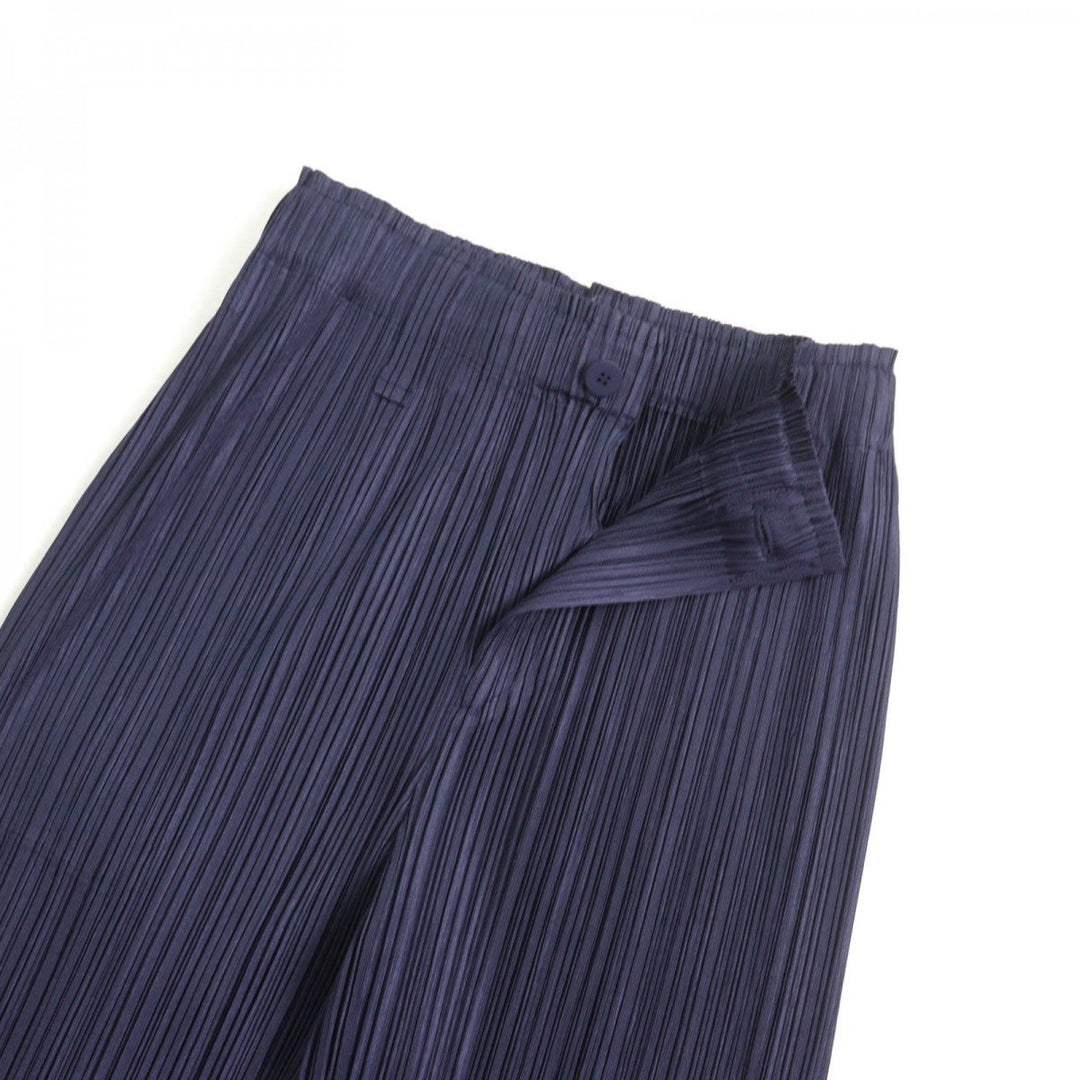 PLEATS PLEASE Wide pants PP93-JF415 polyester Navy 4