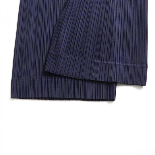 PLEATS PLEASE Wide pants PP93-JF415 polyester Navy 4