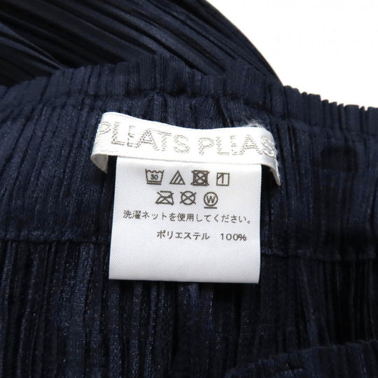 PLEATS PLEASE Wide pants PP93-JF415 polyester Navy 4