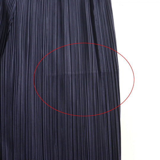 PLEATS PLEASE Wide pants PP93-JF415 polyester Navy 4