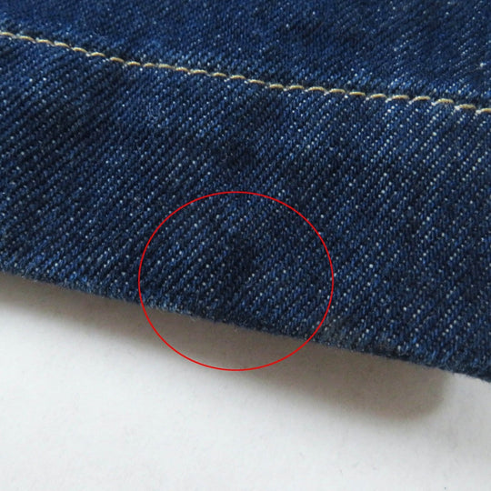 MONCLER Denim pants Main: 100% cotton, Part: 100% polyester Indigo blue PANTALONE Women 38 Used Authentic