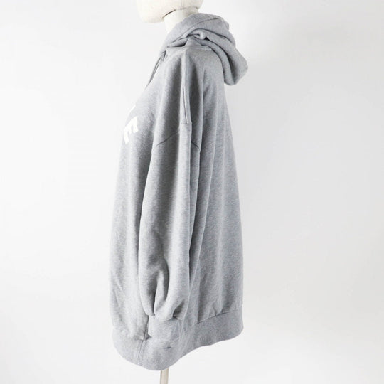 CELINE Hoodie 2Y757670Q Main: 100% cotton, part: 96% cotton, part: 4% polyurethane gray Women M Used Authentic