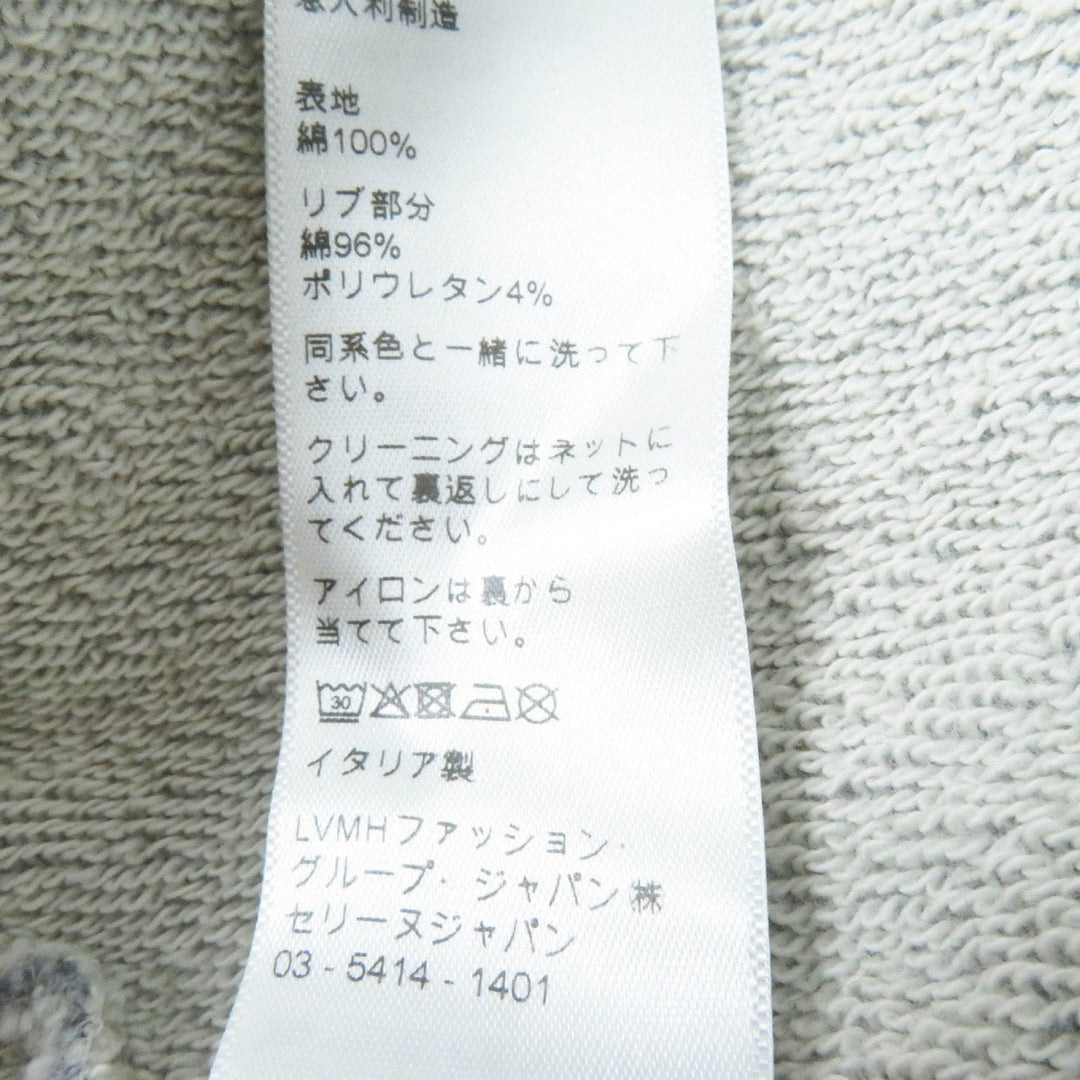 CELINE Hoodie 2Y757670Q Main: 100% cotton, part: 96% cotton, part: 4% polyurethane gray Women M Used Authentic