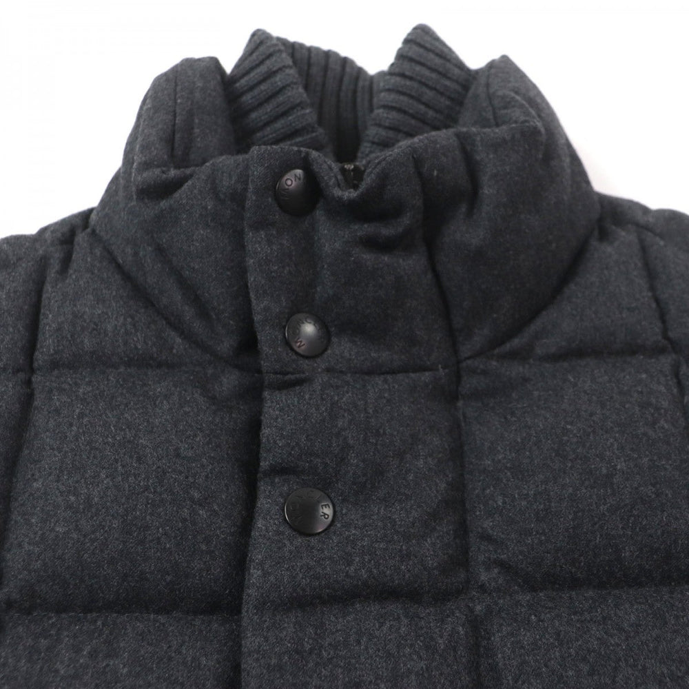 MONCLER Down vest wool gray TENAY zero