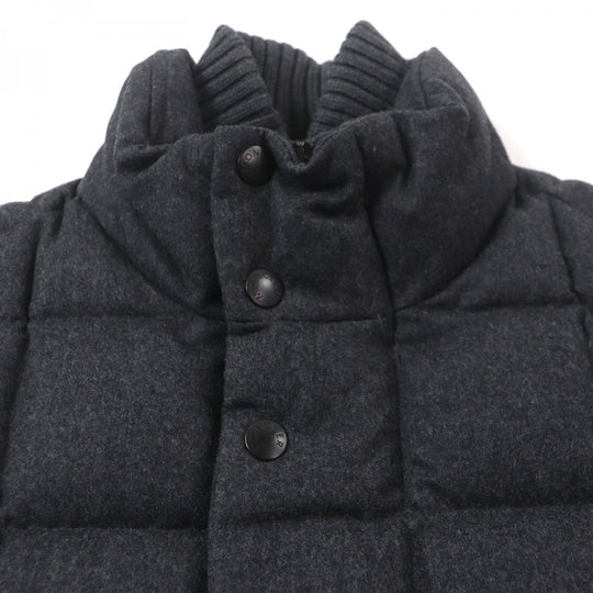 MONCLER Down vest wool gray TENAY zero