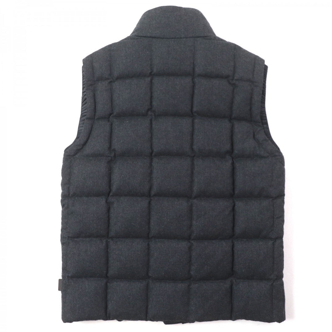 MONCLER Down vest wool gray TENAY zero