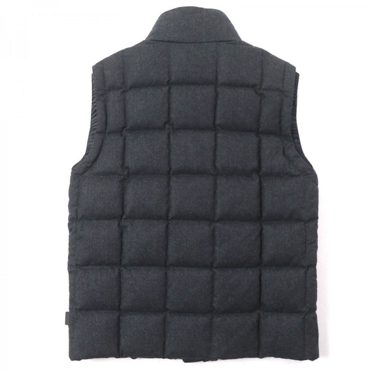 MONCLER Down vest wool gray TENAY zero