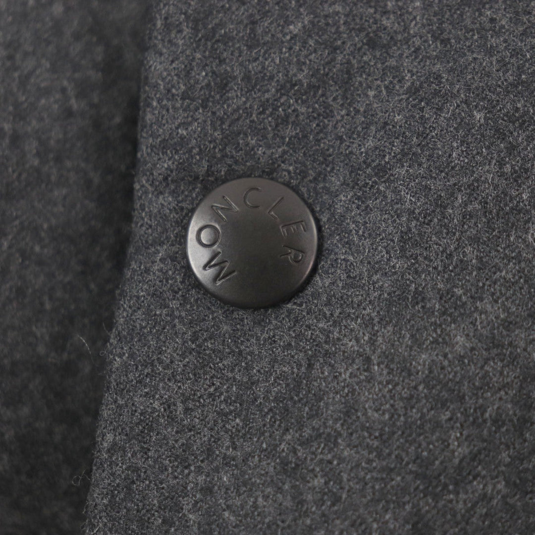 MONCLER Down vest wool gray TENAY zero
