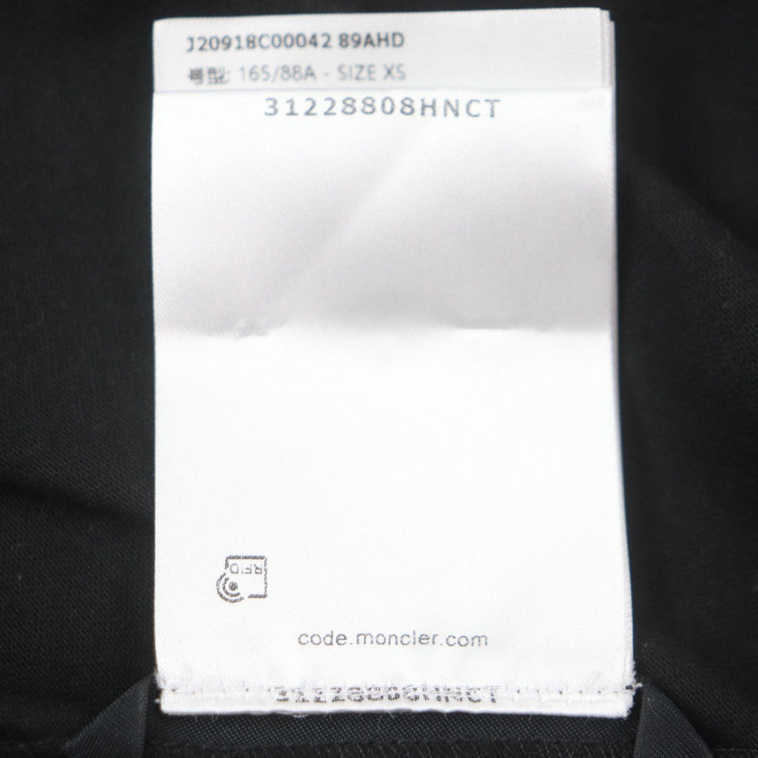 MONCLER Short sleeve T-shirt cotton black XS