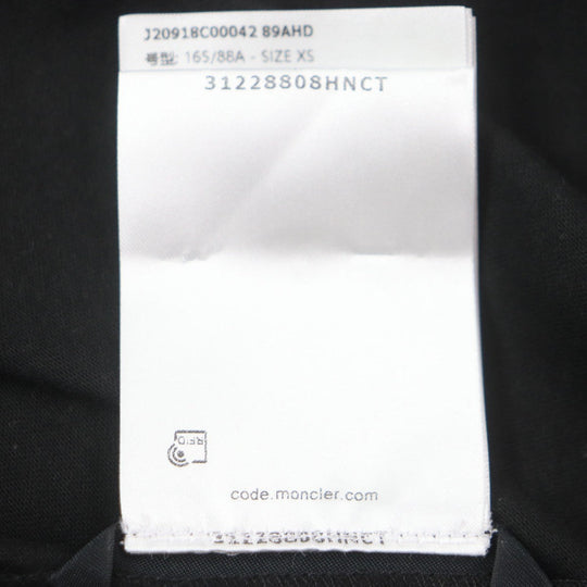 MONCLER Short sleeve T-shirt cotton black XS