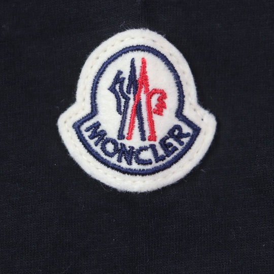 MONCLER Short sleeve T-shirt cotton black XS