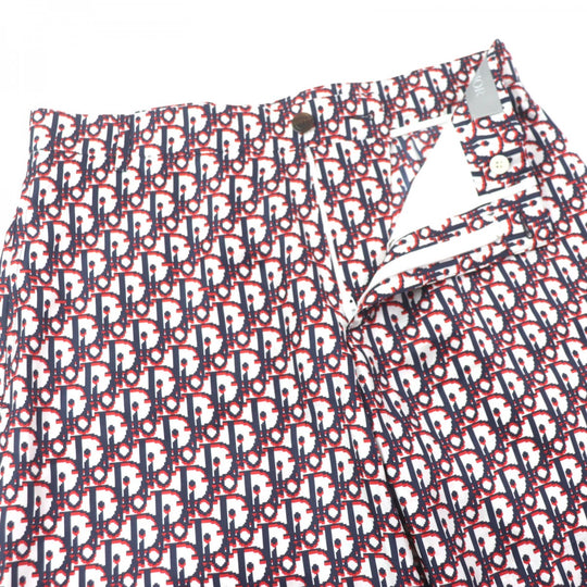 Dior HOMME Shorts 013C121A4751 Main: 100% silk White navy red mens 48 Used Authentic