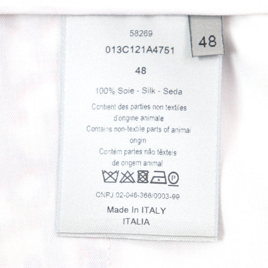 Dior HOMME Shorts 013C121A4751 Main: 100% silk White navy red mens 48 Used Authentic